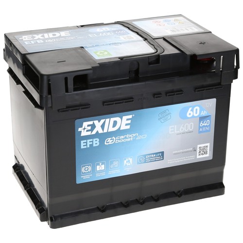 Autobatterie exide efb - efb, 60ah