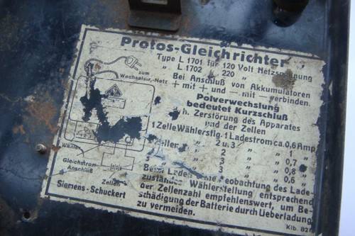 Sehr alter protos - protos,