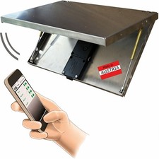 HooD Einbautresor 350x250x20mm  Edelstahl roh, Bluetooth Steuerung, PS Locks App