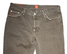 Hugo Boss Orange HB31 Herren Jeans Straight Fit Denim Braun ca. W36 L28