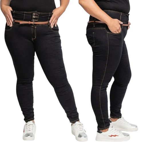 Damen high waist - high, röhrenjeans