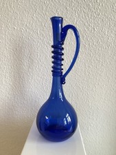 Dekorative, Blaue GlasVase