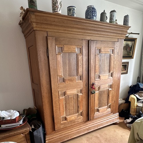 Freistehender holzschrank - freistehender,