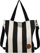  Damen Canvas Handtasche Schultertasche Casual Multifunktionale Umhängetaschen G