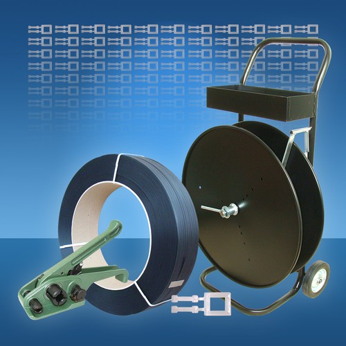 Umreifung set abrollwagen - umreifung, +
