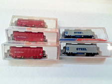 Roco N 2 x 25377 + 3 x 25382 Schiebeplanwagen TOP + OVP #