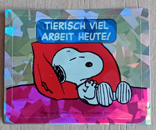 Snoopy  Sticker Sammelbild