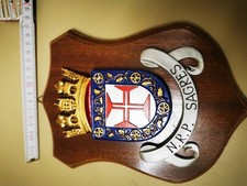 Holzwappen Schild Maritim