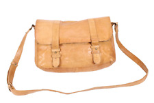 Pieces Vero Moda Damen Tasche Leder braun Umhängetasche Messenger Bag  B416