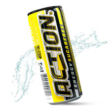 ACTION Energy Drink Sugarfree 24 Dosen x 250ml zuckerfrei - inkl. Pfand