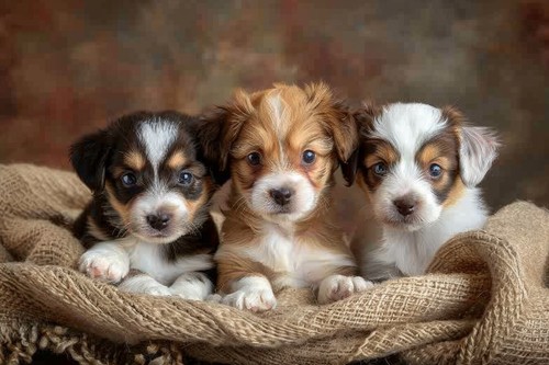 Niedliche welpen hunde - niedliche,