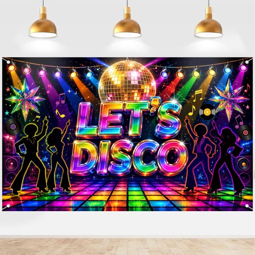 Disco party deko - party, banner