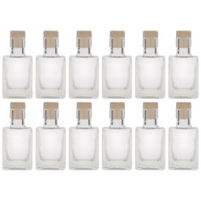 12x 50ml Glasflasche Klarglas
