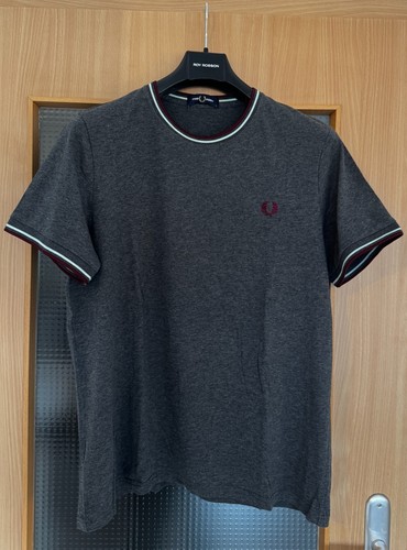 Fred perry shirt grau - t-shirt,