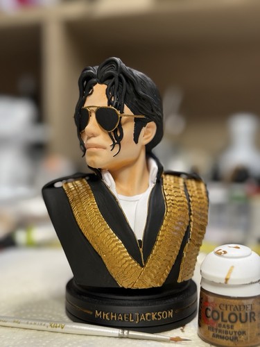 Michael jackson tribute bust - tribute,