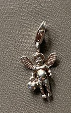 Thomas Sabo Engel mit Herz Charm 925 Sterlingsilber