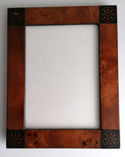 Biedermeier Standbilderrahmen  Bilderrahmen aus Holz mit Glas 