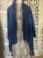 my twin twinset 36 Jeansbluse  Hinten Lang Jades