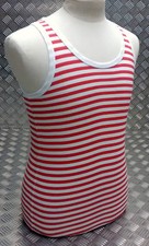 Russische Sowjetische UdSSR CCCP Stil gestreifte Matrosen Telnyashka rote Weste alle Größen NEU