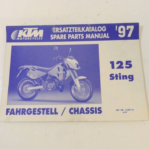 Ktm 125 sting fahrgestell - ktm,
