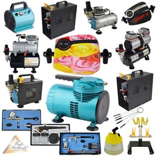 AIRBRUSH KOMPRESSOR SET KOMPLETT KIT AIRBRUSHPISTOLE SCHLAUCH AIRBRUSHKOMPRESSOR