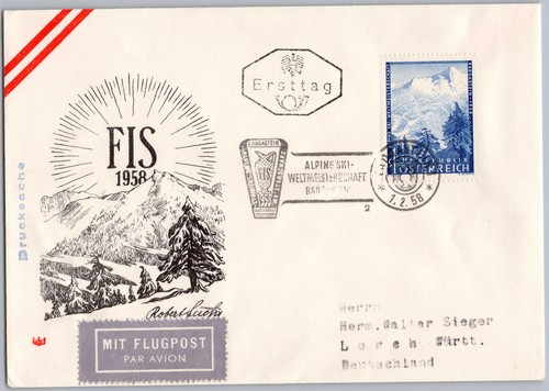 österreich fdc bad gastein - fdc,