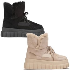 Damen Gefüttert Winterschuhe