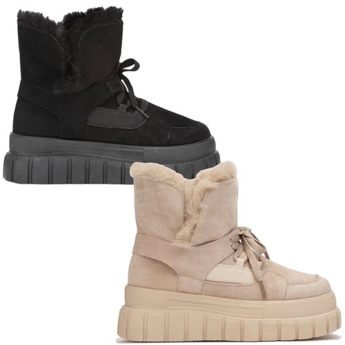 Damen gefüttert winterschuhe - damen,