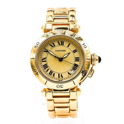 Cartier pasha 750 gelbgold - cartier, c