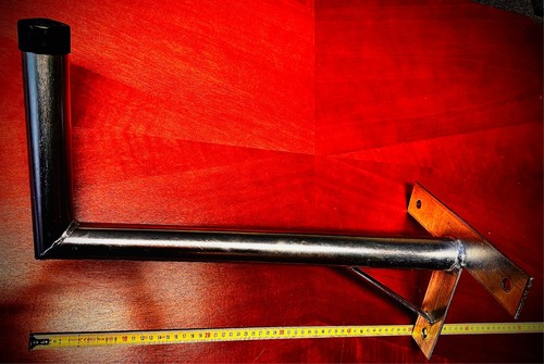 Sat wandhalter 50cm stahl - wandhalter,