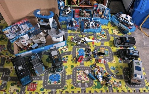 Riesiges set playmobil polizei - riesiges,