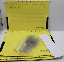 25 Hängemappen Hängeregister Hängeordner mit Seitenfalten gelb NEU