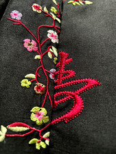 Steffen Schraut Premium Wild Seide Mantel Gehrock JapanischKirschblüte bestrickt