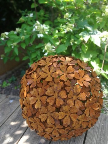 Edelrost kugel hortensie - edelrost,