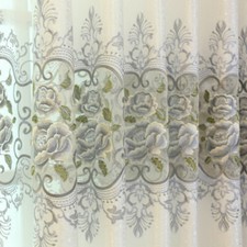 Luxus Blumen Stickerei Stoff