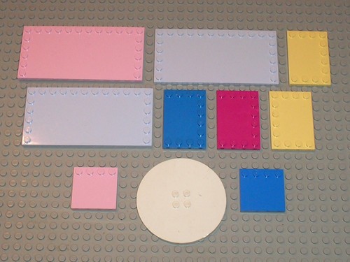 Lego belville bulk of tiles - belville,