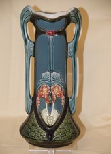 Florale Jugendstil Vase -