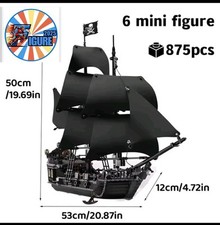 Piratenschiff black pearl - black,