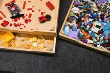 Holzkisten ca. 745x440x60mm zum Stapeln. Ordnungboxen zum Lagern und Sortieren.