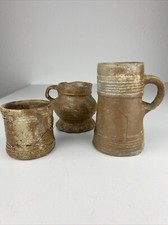 3x Antiker Krug Wein Kanne