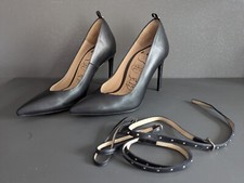 Maison Baum Ambrosia Paris-Berlin Pumps 38,5 High Heels Schwarz Glattleder Neu