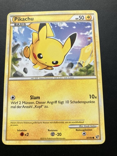 Pokemon pikachu deutsch - pikachu, 61/90