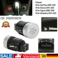 Start Stop Schalter für VW Seat Drucktaster Zündung Startknopf Tiguan Sharan!