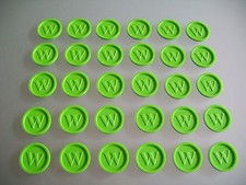 2000 Wertmarken Pfandmarken Veranstaltung Event Einkaufswagenchips Ekw 07 Grün