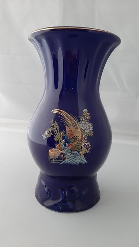 Vase kobaltblau asiatisches - vase,