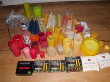 Kerzen Konvolut Baumkerzen Stabkerzen Stumpen 16 kg Kerzenwachs + Dochte OVP