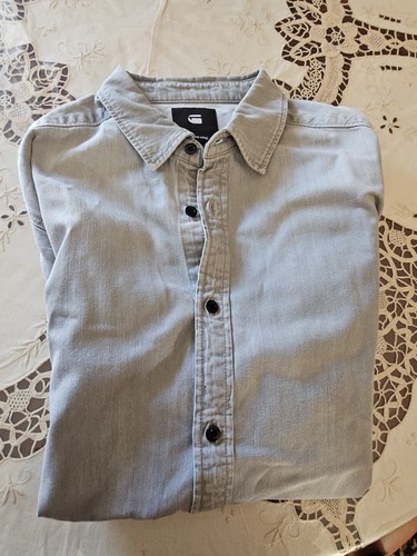 Star raw jeans denim hemd - raw,