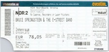 Bruce Springsteen Ticket 2008
