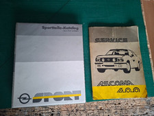 Opel Service Buch Ascona 400