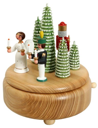 Spieldose mit engel bergmann - mit,